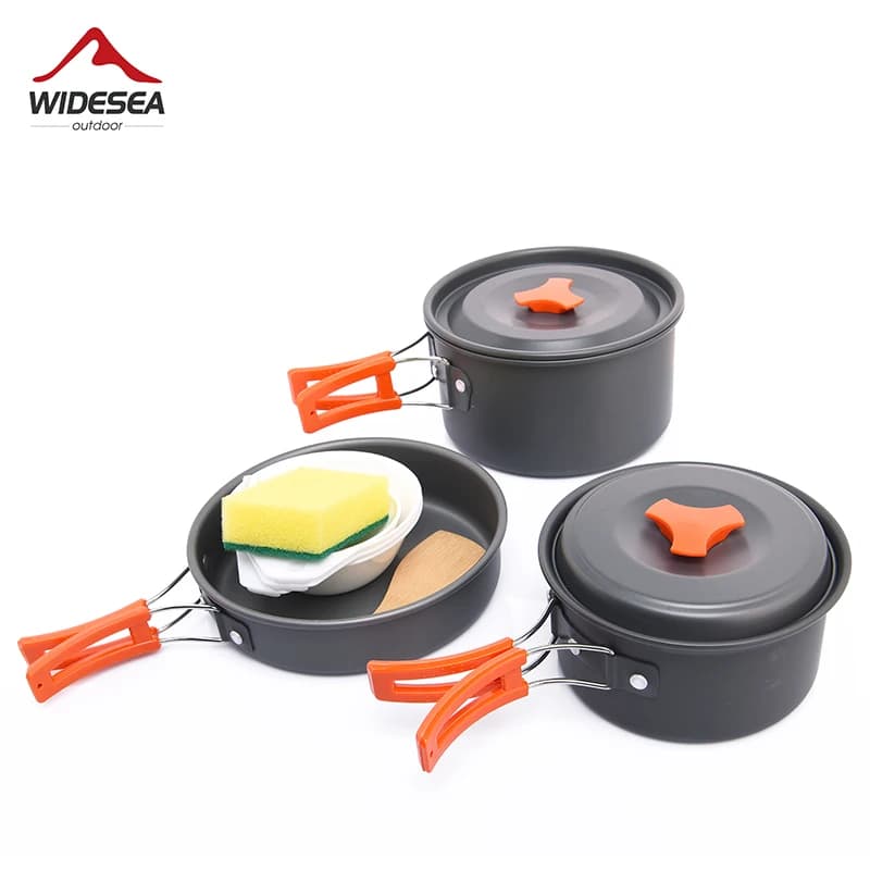 Camping Cookware and Tableware Set