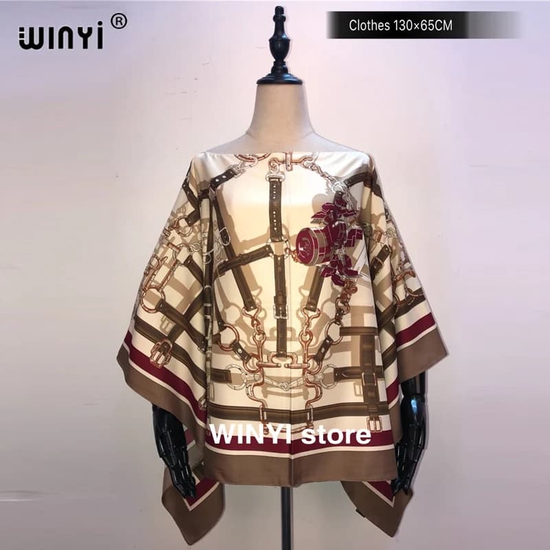 Fashion европейская одежда For Women Popular Thailand Summer Bohemian Printed Batwing Sleeve Silk kaftan Blouse For Night Party