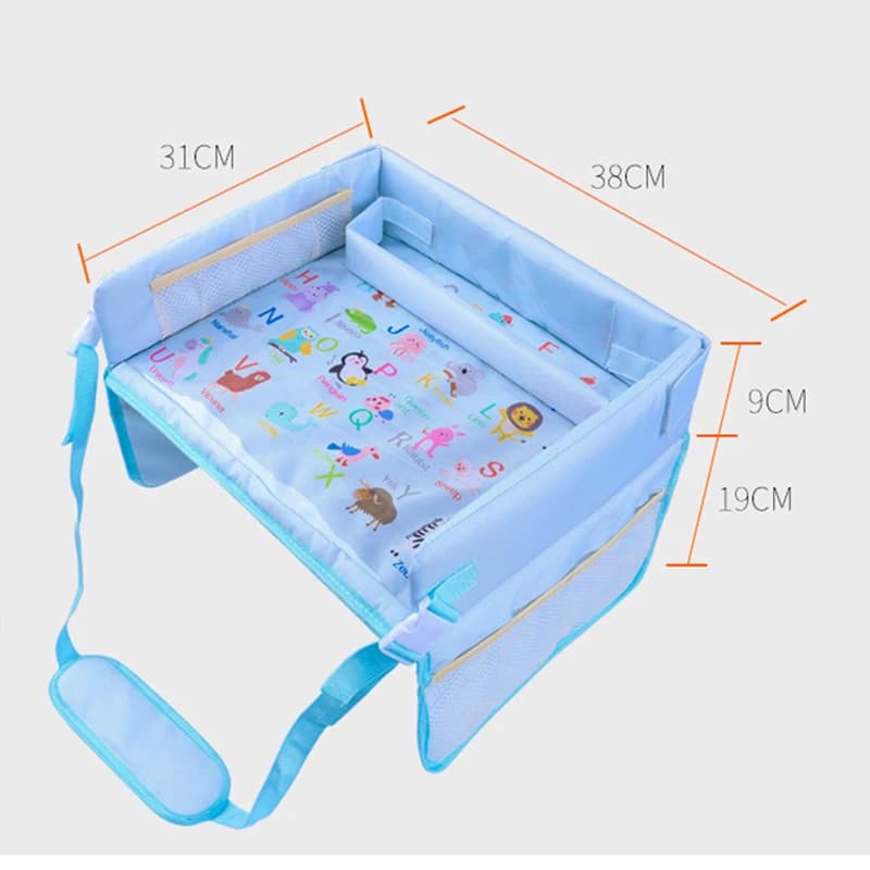 Car Seat Travel Tray Organizer