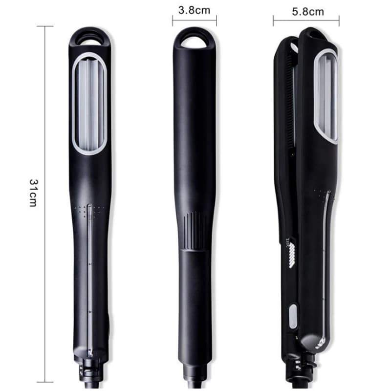 Ceramic Crimper Curling Iron with Wave Plates