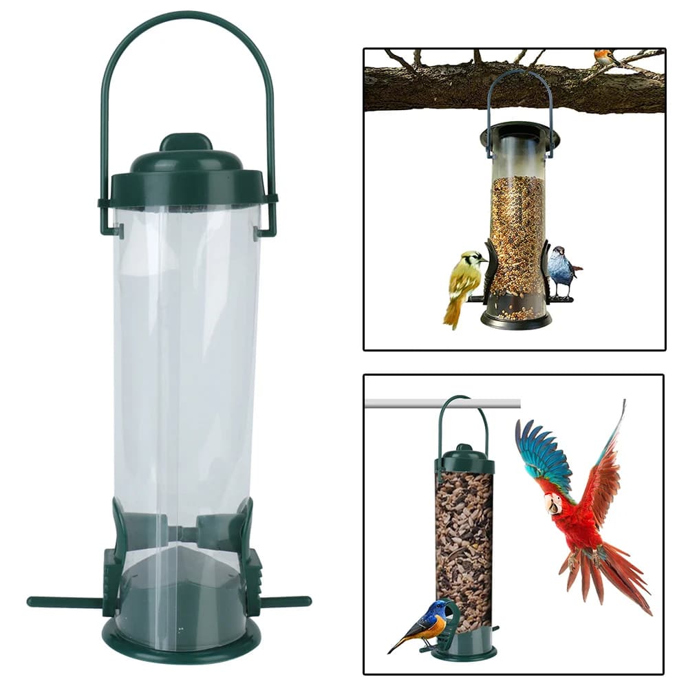 Hanging Plastic Wild Bird Feeder