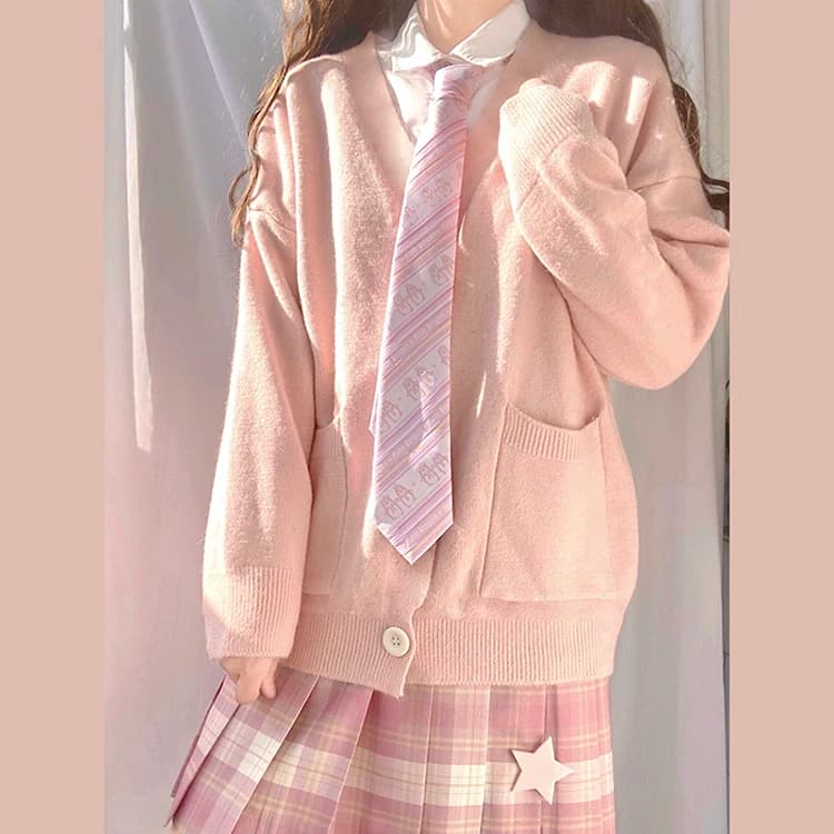 School Girl JK Cardigan Sweater Coat