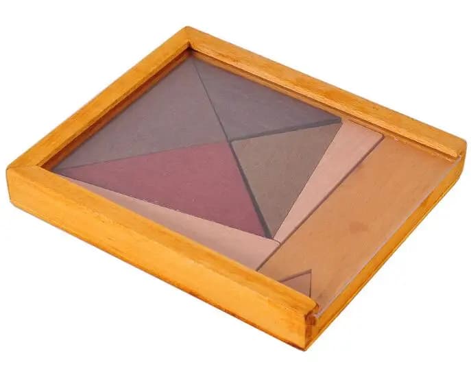 Wooden Brain Teaser Puzzle Set