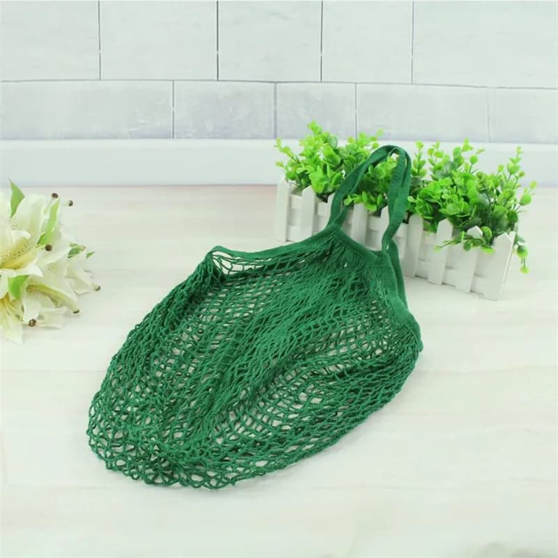 Reusable Cotton Mesh Grocery Bag