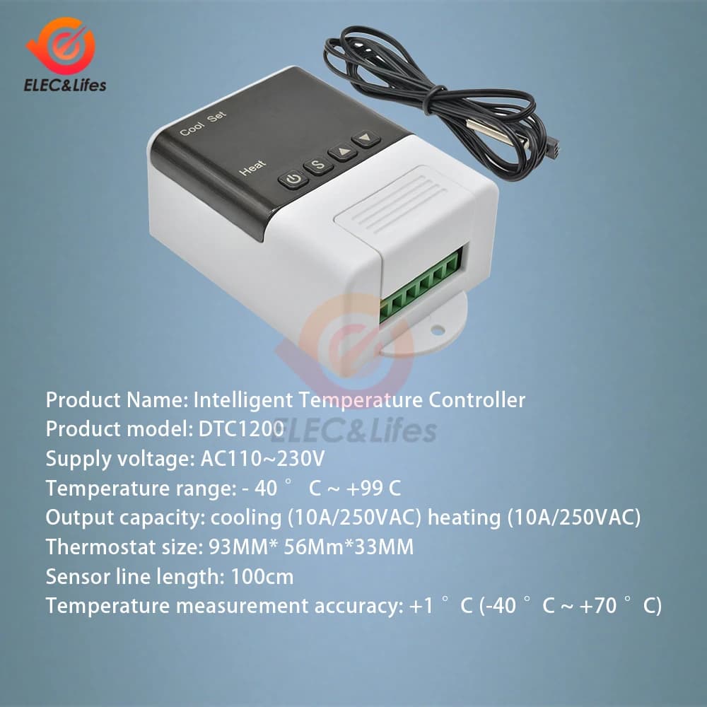 Digital Aquarium Thermostat Controller DTC1200