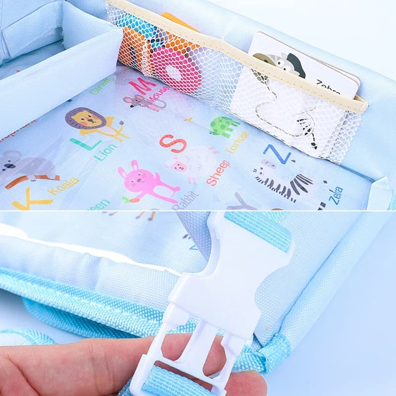 Car Seat Travel Tray Organizer