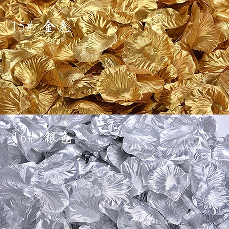 Silk Rose Petals Wedding Ceremony Bulk Pack