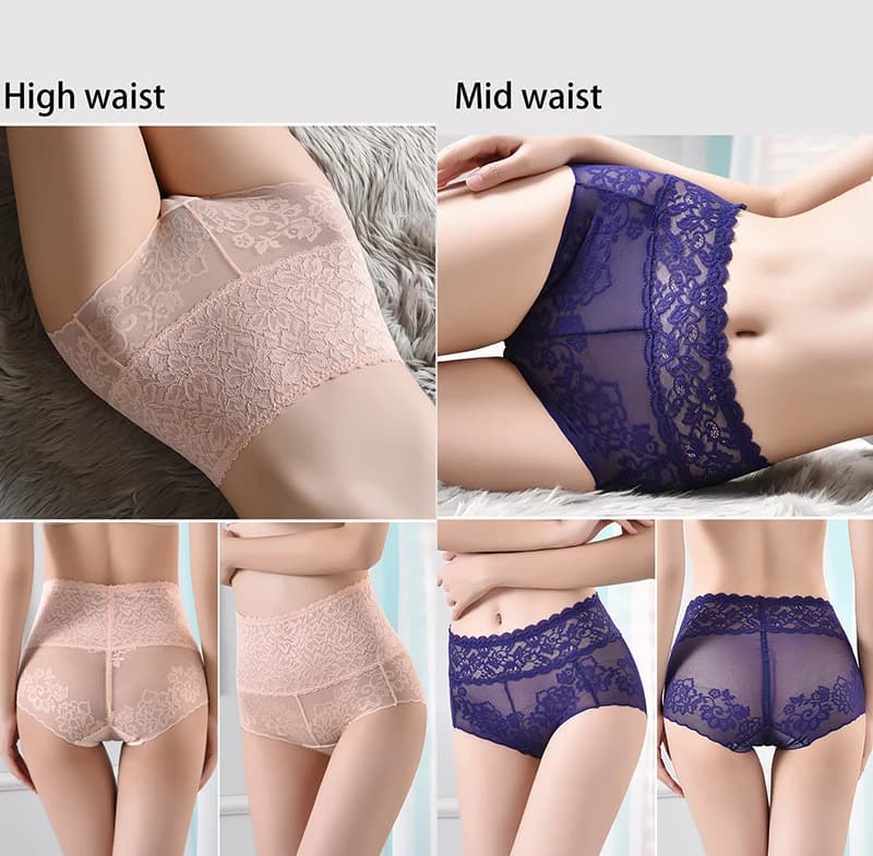 Women's High Waist Lace Panties