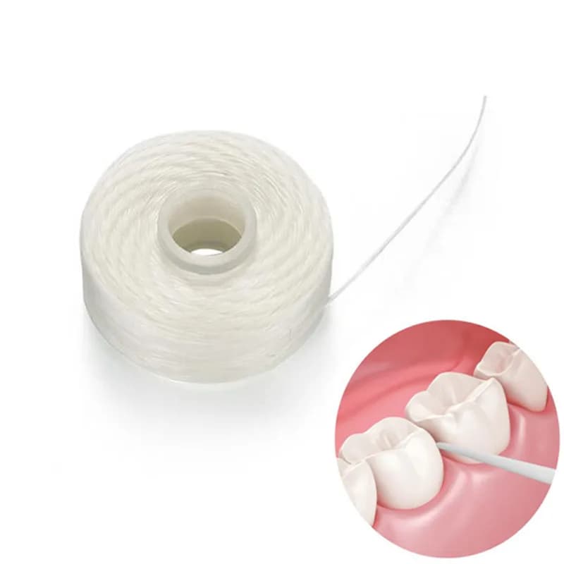 Mint Wax Dental Floss 5 Roll Pack