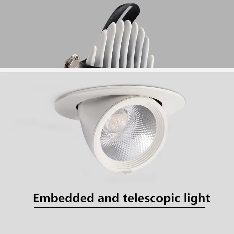 Led downlight light 5W 7W 10W 12W 20W 30W Recessed led light 360 degree rotatable Ceiling Spot Light ceiling recessed Lights