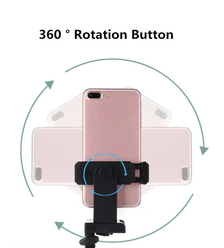 Foldable Phone Tripod Stand, Adjustable Height