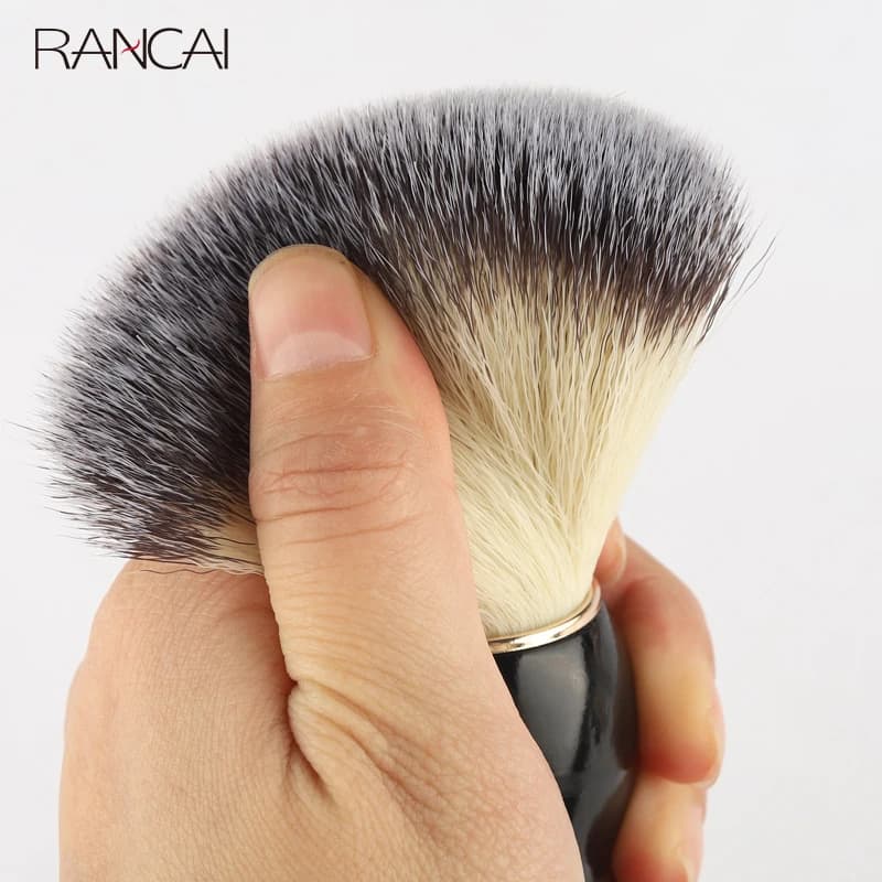 Beard Shaving Brush with Wooden Handle
