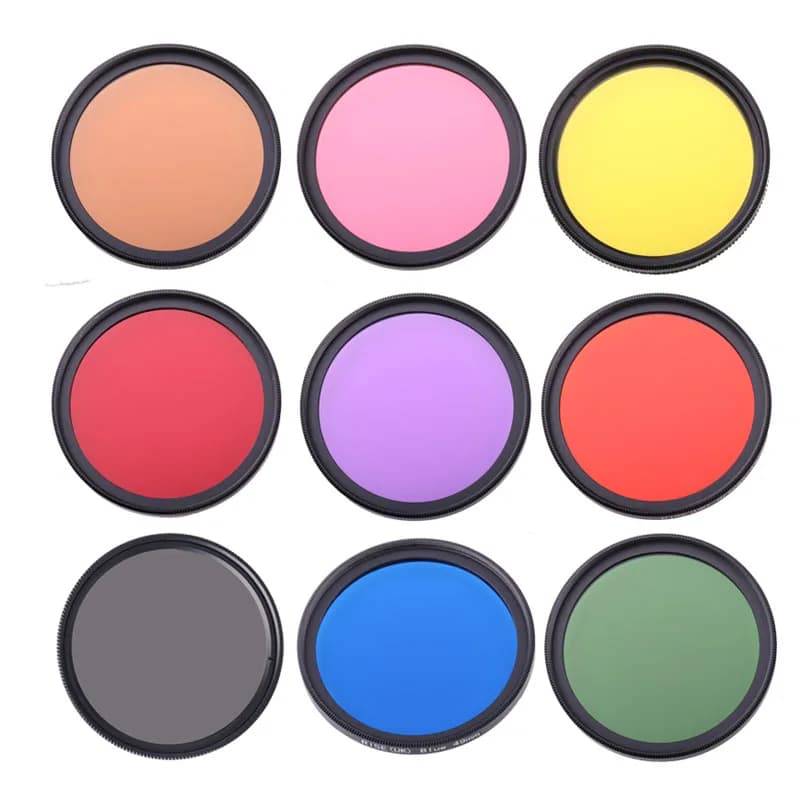 Full Color DSLR Camera Lens Filter