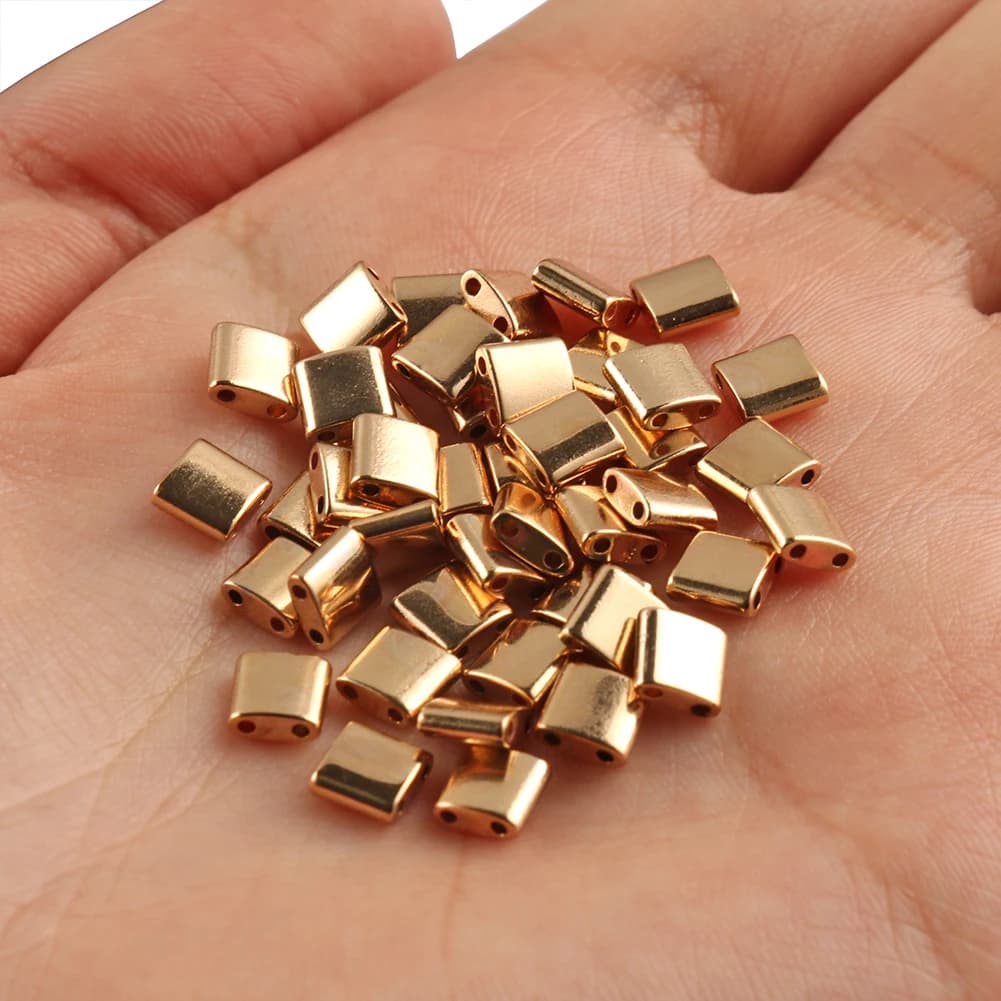 Multicolor Two-Hole Seedbeads for Jewelry