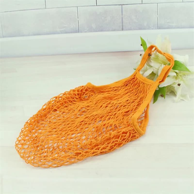 Reusable Cotton Mesh Grocery Bag