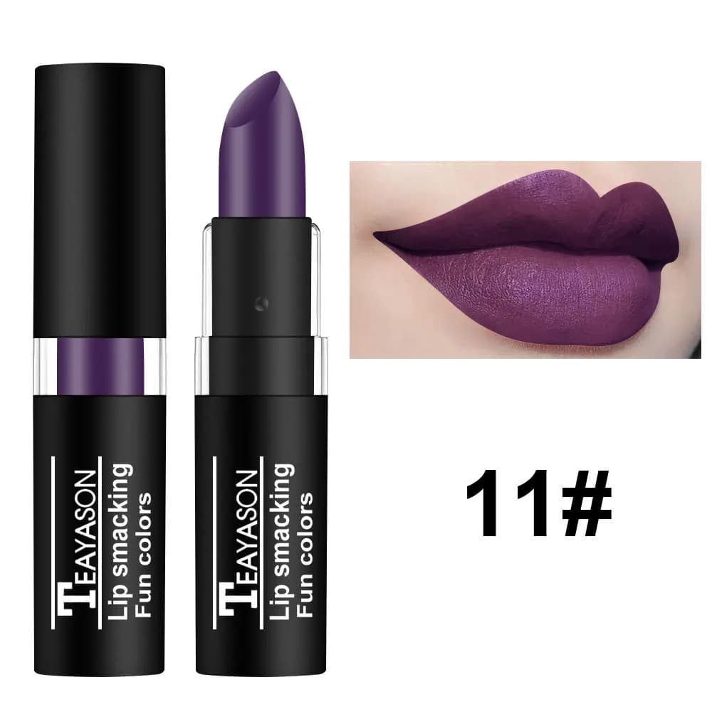 12 Color Waterproof Matte Lipstick Palette