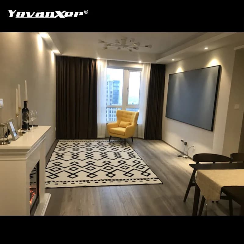 Portable Projector Screen Reflective Fabric