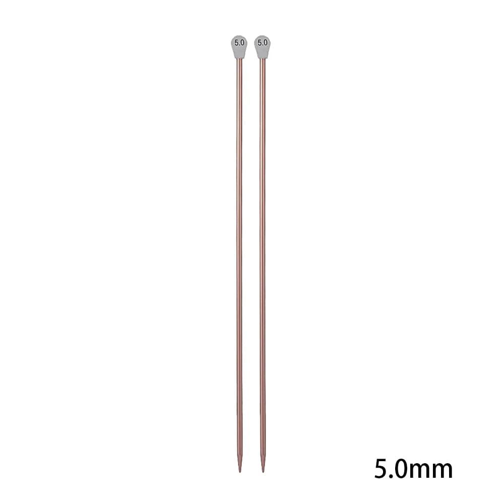 Aluminum Straight Knitting Needles 35cm