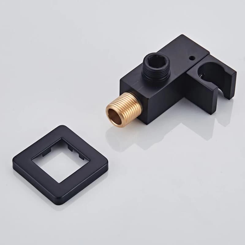 Bathroom Accessories Black Wall ABS Shower Mounting Brackets Black Shower&Spray 2 Function Handheld Sprinkler Balck 150CM Hose