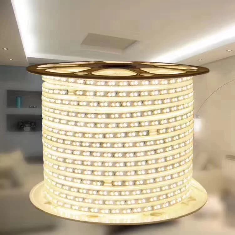 LED Strip CCT  White &Warmwhite 120leds/m AC220V 5730 Waterproof IP68 Color Temperature Dual White Dimmable Flexible Tape Light