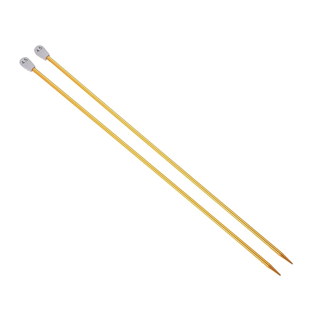 Aluminum Straight Knitting Needles 35cm