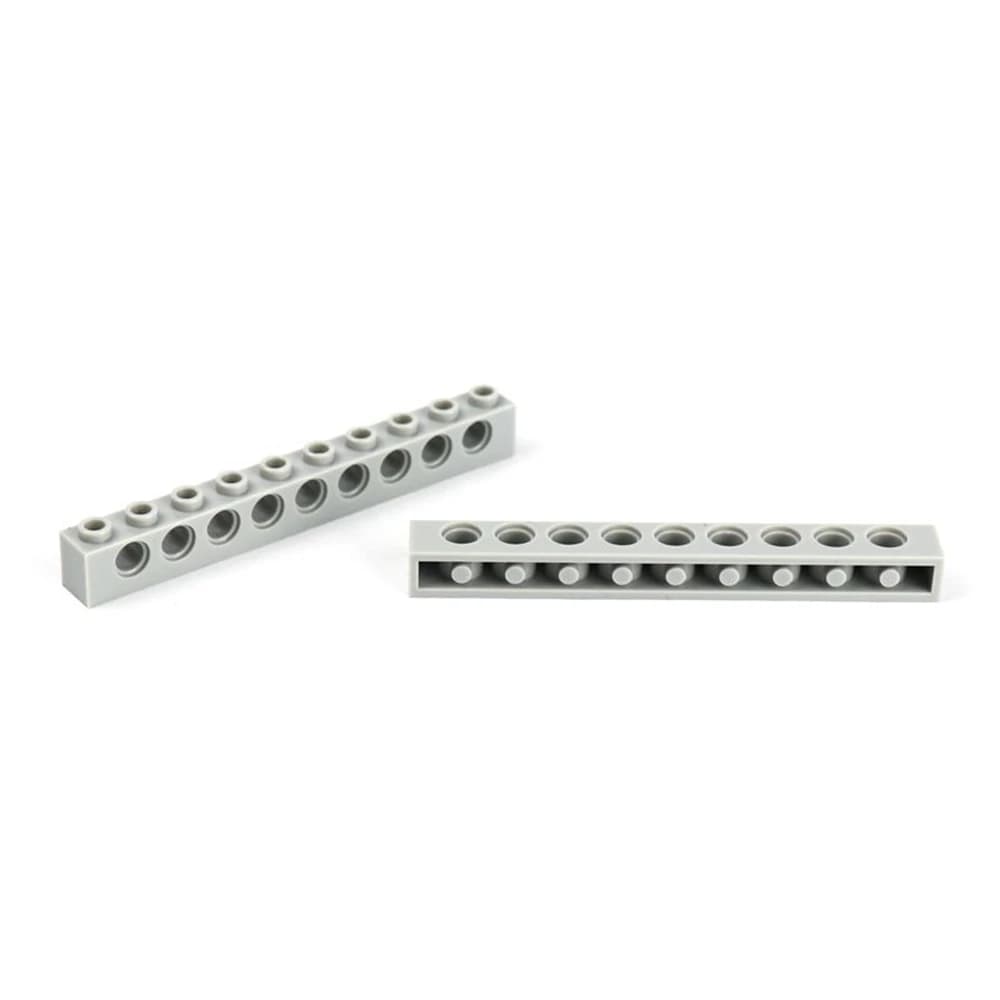 Technical Brick Beams 1x10 with Holes
