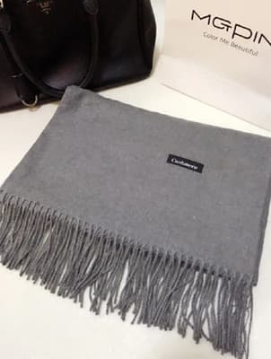 Soft Wrap Shawl with Tassels