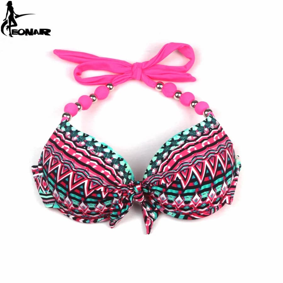 Push-Up Halter Bikini Top and Bottom Set