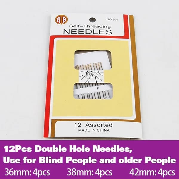 Stainless Steel Sewing Needles and Pins Set