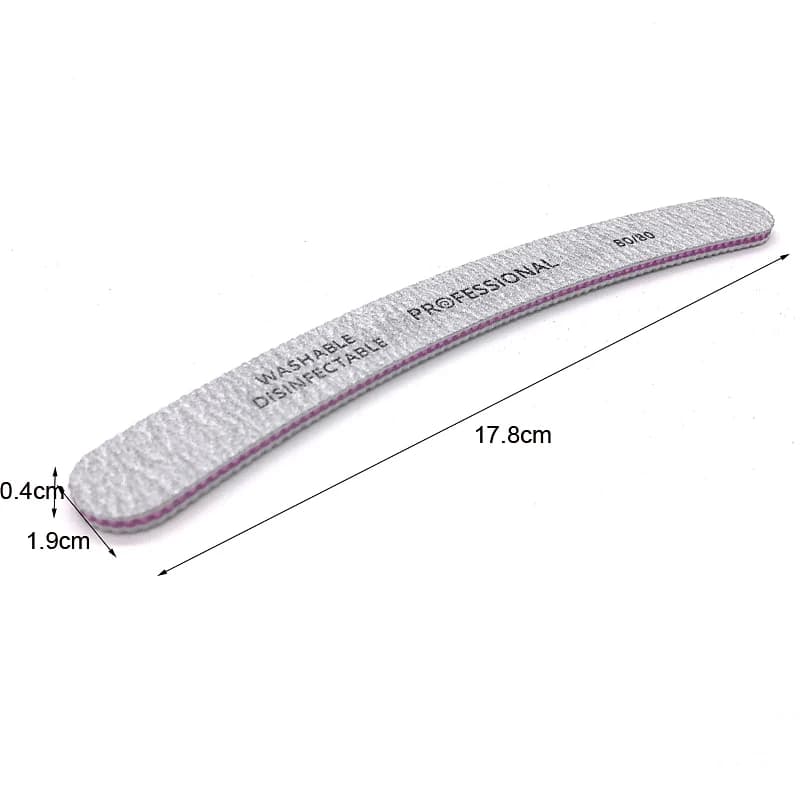 Curved Nail File Set - 5 Piece