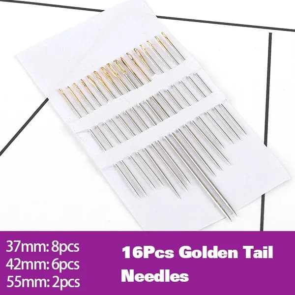 Stainless Steel Sewing Needles and Pins Set