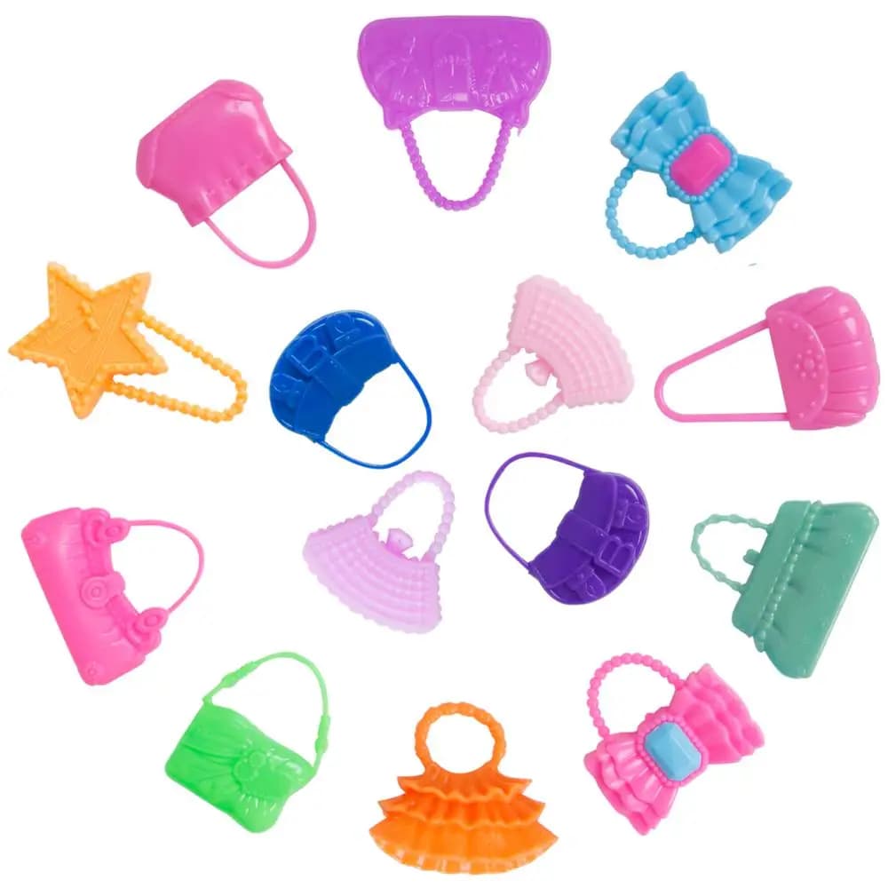 42-Piece Doll Accessory Set with Clothes and Shoes