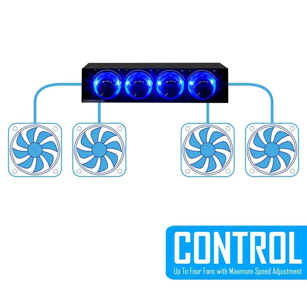 4 Channel PC Fan Speed Controller