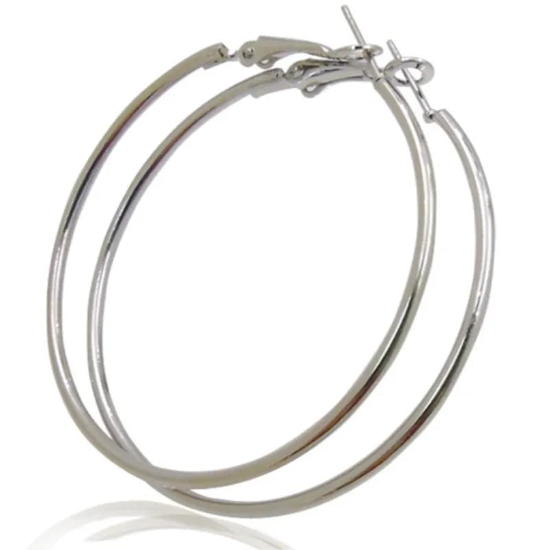 Geometric Hollow Circle Hoop Earrings