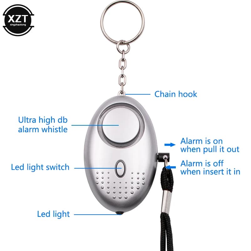 Personal Defense Siren Panic Alarm