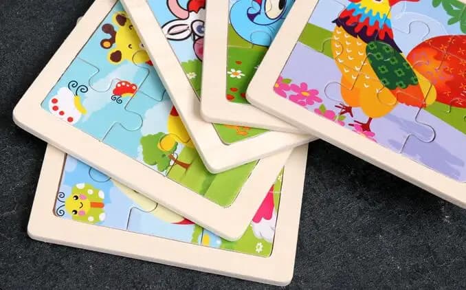 Wooden Jigsaw Puzzles for Toddlers