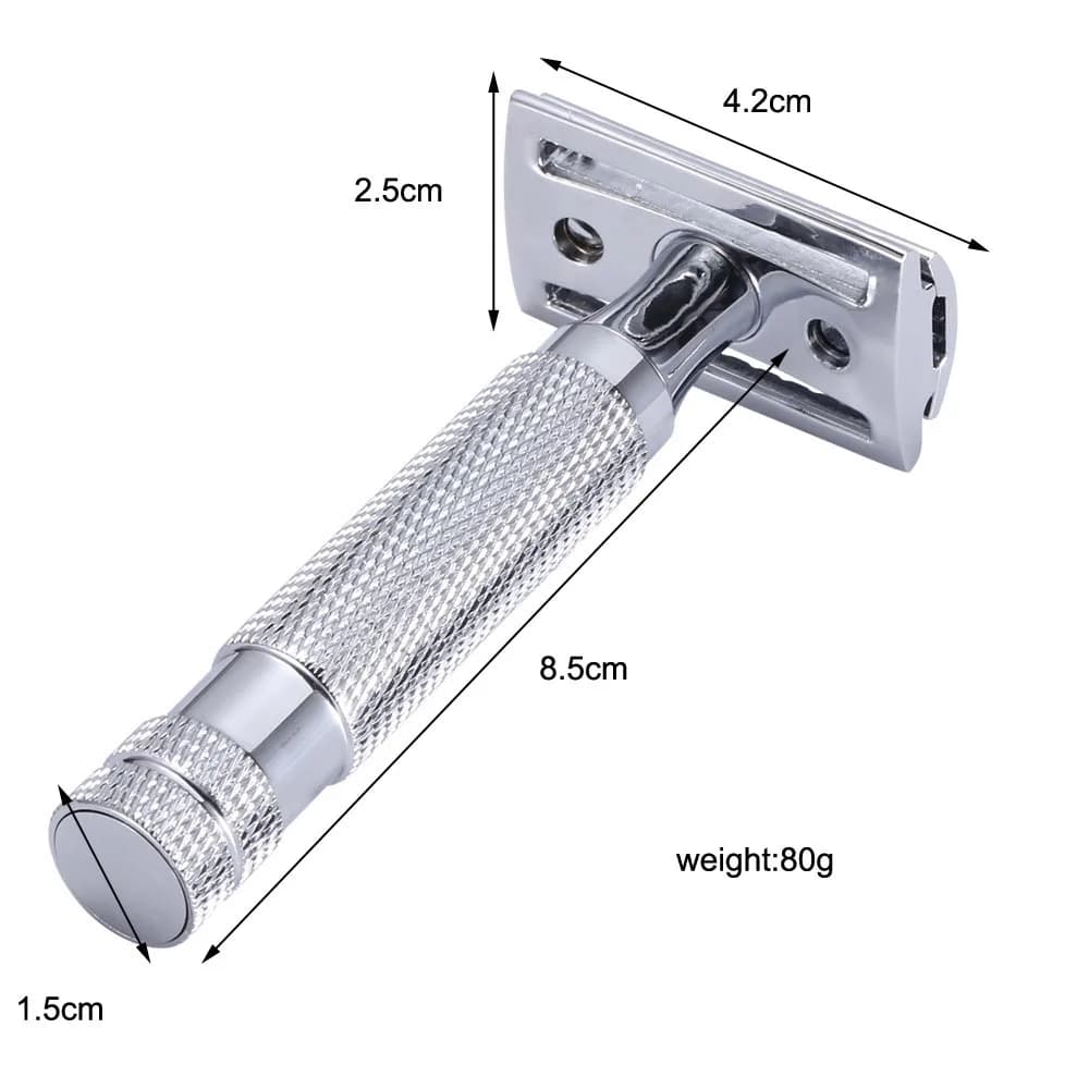 Classic Safety Razor with 5 Blades