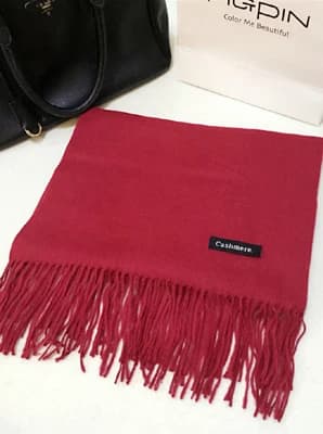 Soft Wrap Shawl with Tassels