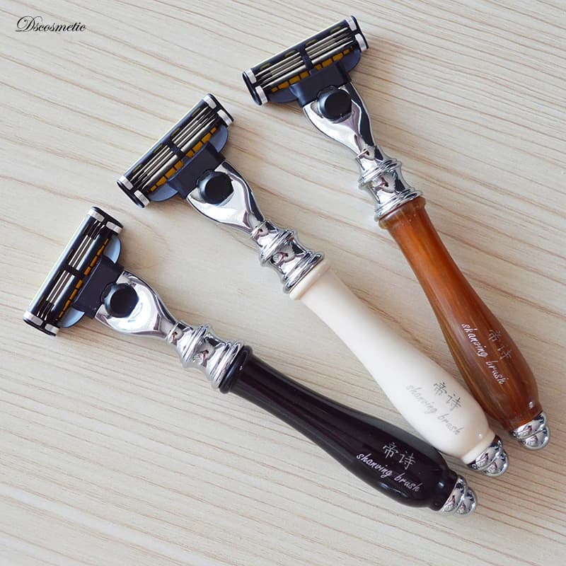 3-Blade Safety Razor for Men