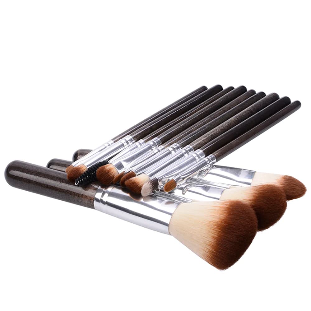Professional Makeup Brushes Set 12pcs Powder Foundation Blush Eyeshadow Liner Brow Lip gloss Highlight Contour Beauty Tools Kit