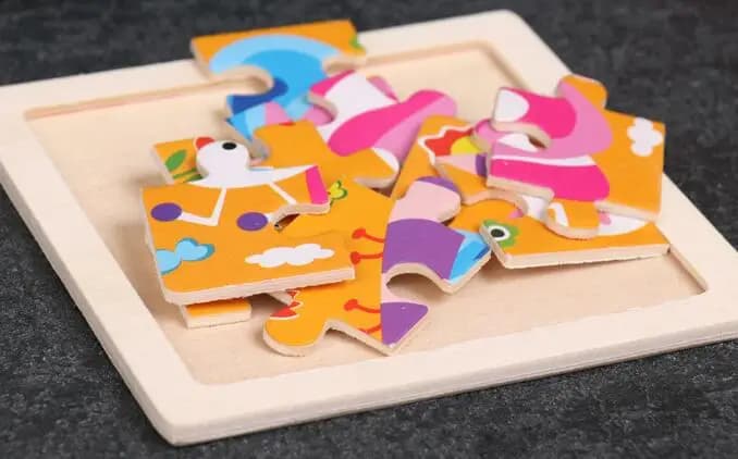 Wooden Jigsaw Puzzles for Toddlers