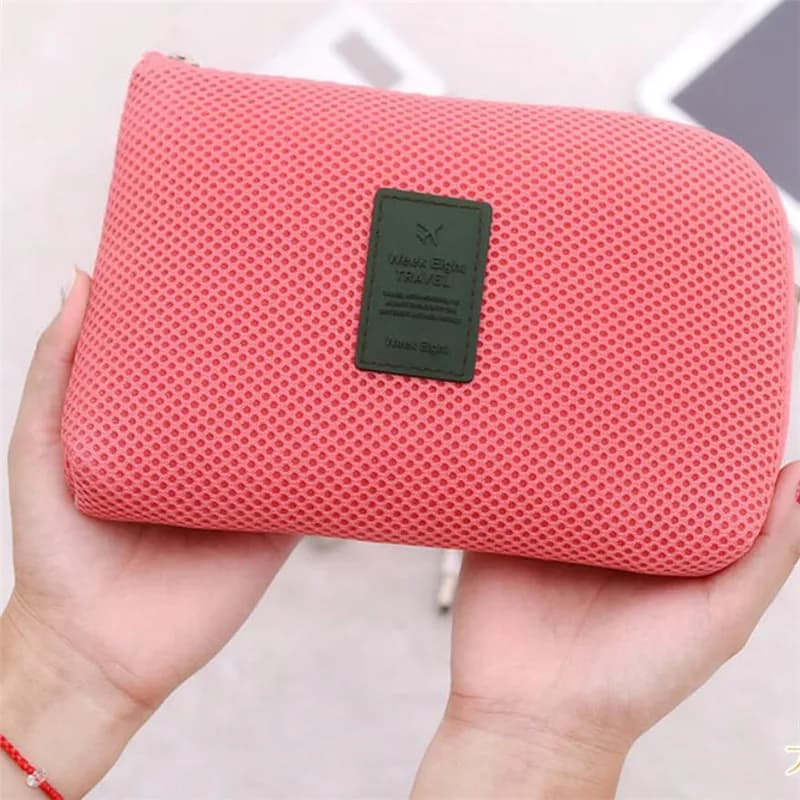 Portable Cable and Charger Organizer Bag