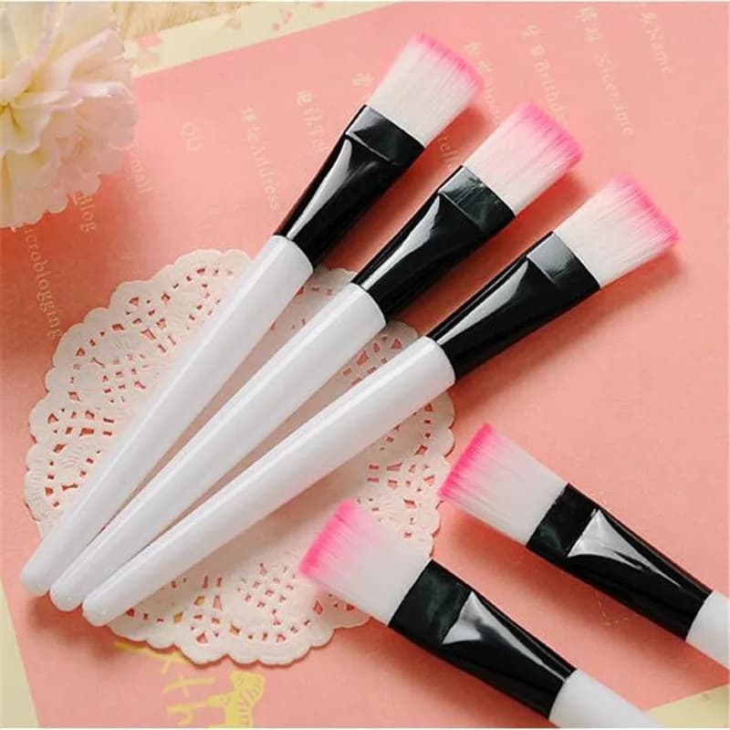 5PCS Soft Cosmetic Makeup Brush DIY Mask Brushes Foundation Skin Face Care Tool Acrylic-Handle Gel Cosmetic Beauty Tools