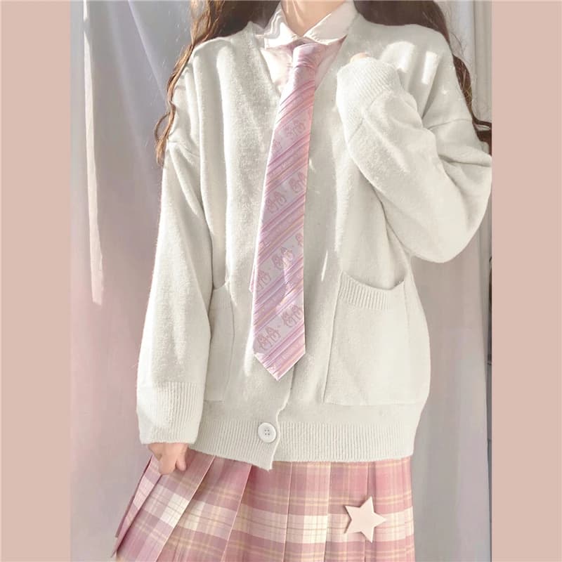 School Girl JK Cardigan Sweater Coat