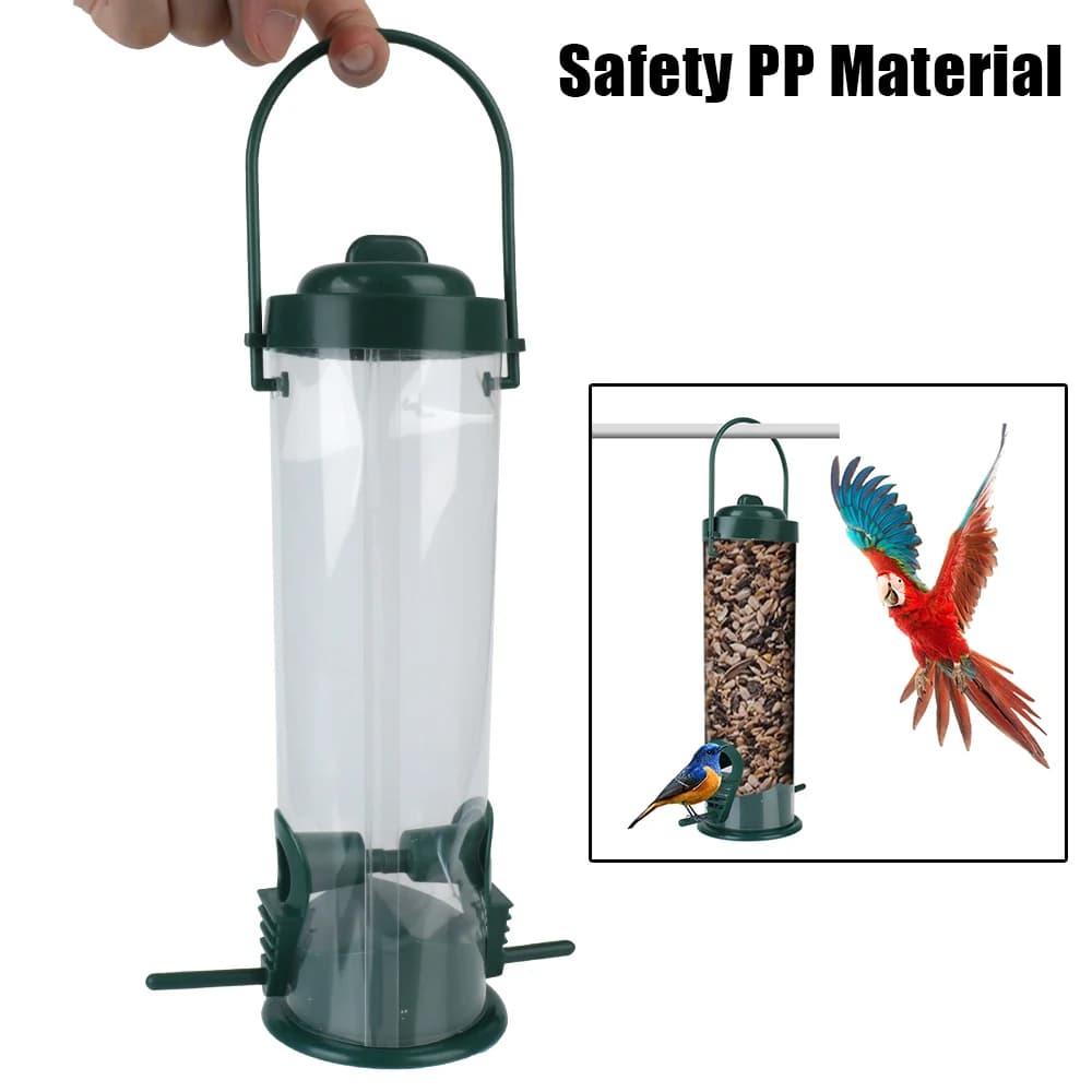 Hanging Plastic Wild Bird Feeder