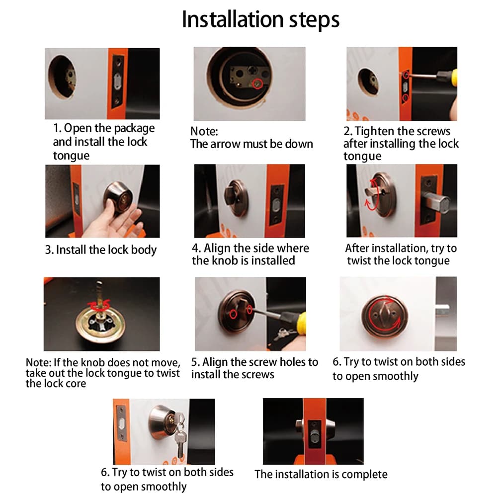 Deadbolt Door Lock Cylinder