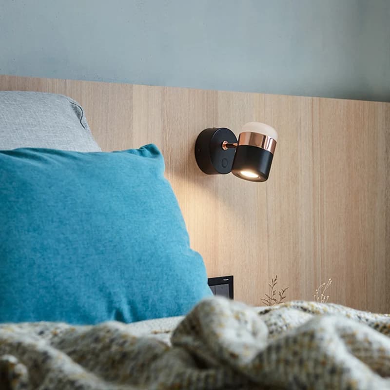 LED Rotating Wall Lamp Modern Metal Bracket Light