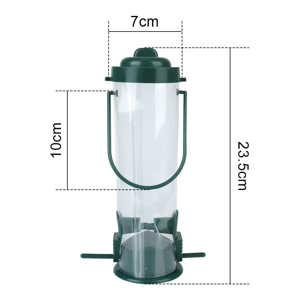 Hanging Plastic Wild Bird Feeder