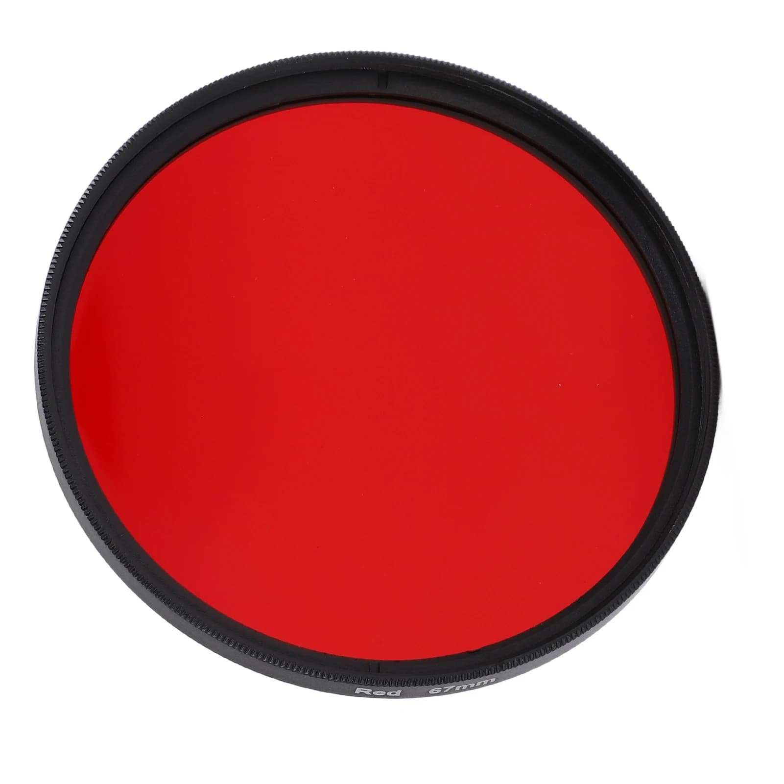 Red Optical Glass Lens Filter 52-67mm