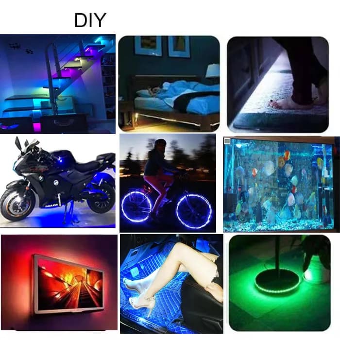 LED Strip Light 1M 2M 3M 4M LEDs Dimmable DC 12V 60LEDs/M Indoor Decorative Tape White Blue Red TV Festival LED Strip Lighting